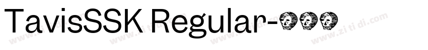TavisSSK Regular字体转换